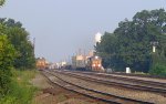 UP 4767 leads NS train 214 northbound